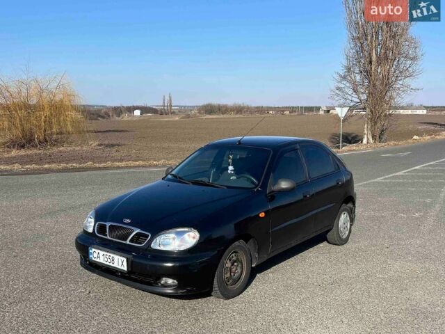 Черный Дэу Ланос, объемом двигателя 1.5 л и пробегом 198 тыс. км за 1500 $, фото 1 на Automoto.ua