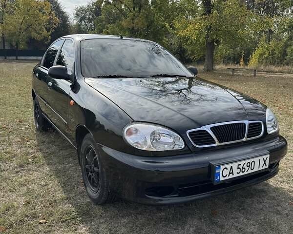 Черный Дэу Ланос, объемом двигателя 1.5 л и пробегом 183 тыс. км за 2500 $, фото 1 на Automoto.ua