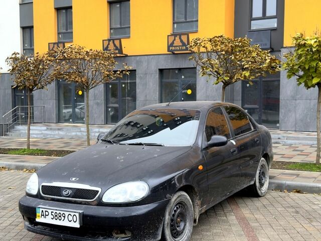 Черный Дэу Ланос, объемом двигателя 1.5 л и пробегом 0 тыс. км за 1100 $, фото 1 на Automoto.ua