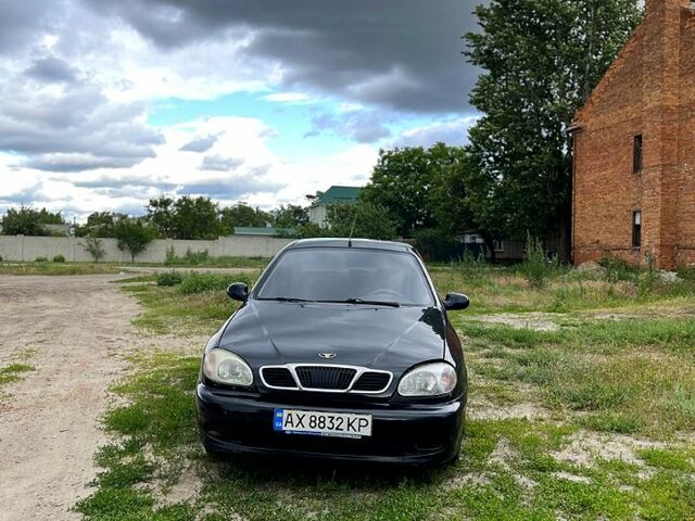 Черный Дэу Ланос, объемом двигателя 1.5 л и пробегом 250 тыс. км за 1400 $, фото 1 на Automoto.ua