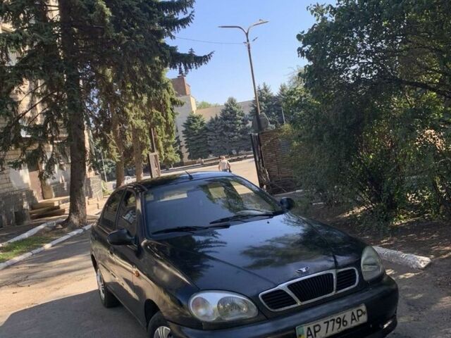 Чорний Деу Ланос, об'ємом двигуна 1.3 л та пробігом 250 тис. км за 1000 $, фото 1 на Automoto.ua