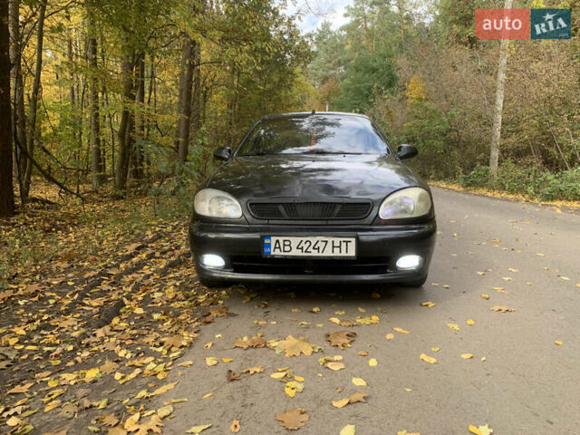 Черный Дэу Ланос, объемом двигателя 1.5 л и пробегом 290 тыс. км за 1600 $, фото 1 на Automoto.ua