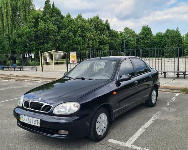 Черный Дэу Ланос, объемом двигателя 1.5 л и пробегом 160 тыс. км за 2500 $, фото 1 на Automoto.ua