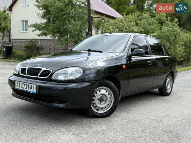 Черный Дэу Ланос, объемом двигателя 1.5 л и пробегом 170 тыс. км за 1650 $, фото 1 на Automoto.ua