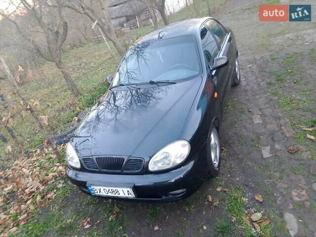 Черный Дэу Ланос, объемом двигателя 1.5 л и пробегом 256 тыс. км за 1850 $, фото 1 на Automoto.ua