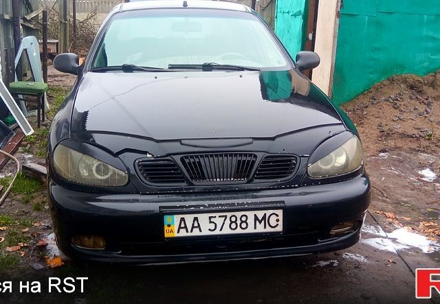 Черный Дэу Ланос, объемом двигателя 1.5 л и пробегом 0 тыс. км за 1999 $, фото 1 на Automoto.ua