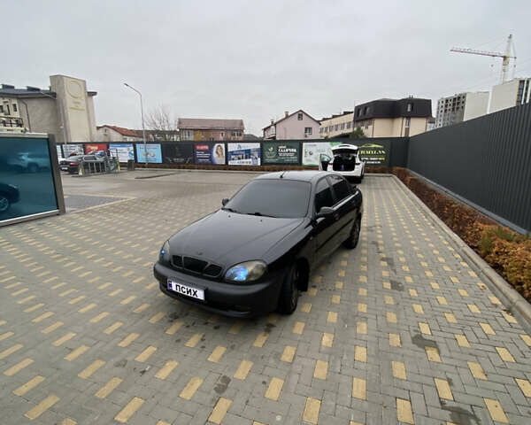 Черный Дэу Ланос, объемом двигателя 1.5 л и пробегом 178 тыс. км за 2500 $, фото 1 на Automoto.ua