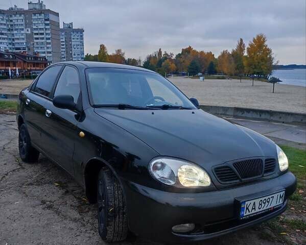 Черный Дэу Ланос, объемом двигателя 1.5 л и пробегом 289 тыс. км за 1700 $, фото 1 на Automoto.ua