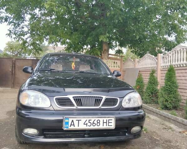 Черный Дэу Ланос, объемом двигателя 1.5 л и пробегом 120 тыс. км за 2900 $, фото 1 на Automoto.ua