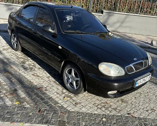 Дэу Ланос 2007 в Киеве на Automoto.ua Черный Дэу Ланос, объемом двигателя 1.6 л и пробегом 190 тыс. км за 2800 $, фото 1 на Automoto.ua