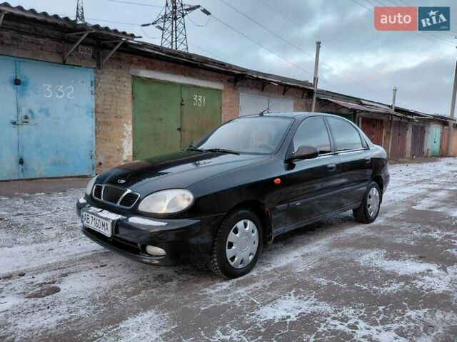 Черный Дэу Ланос, объемом двигателя 1.5 л и пробегом 151 тыс. км за 2499 $, фото 1 на Automoto.ua