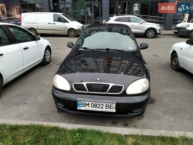 Чорний Деу Ланос, об'ємом двигуна 1.5 л та пробігом 311 тис. км за 2500 $, фото 1 на Automoto.ua