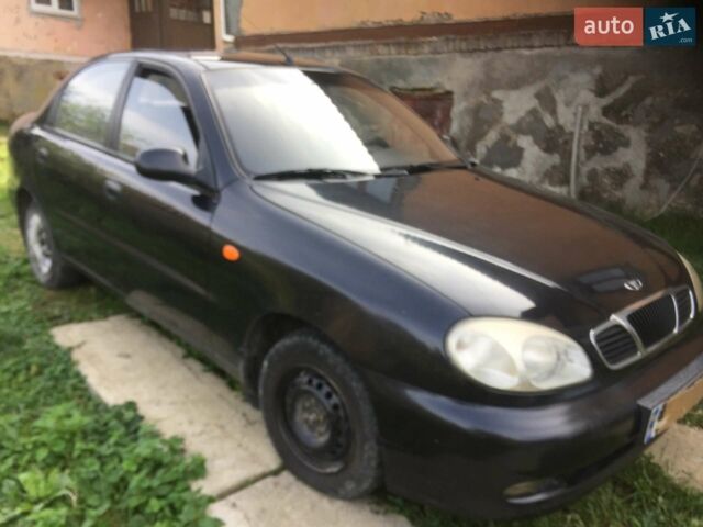 Чорний Деу Ланос, об'ємом двигуна 1.5 л та пробігом 137 тис. км за 2500 $, фото 1 на Automoto.ua