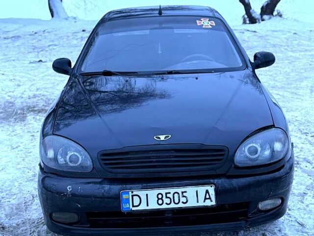 Черный Дэу Ланос, объемом двигателя 1.5 л и пробегом 20000 тыс. км за 2200 $, фото 1 на Automoto.ua