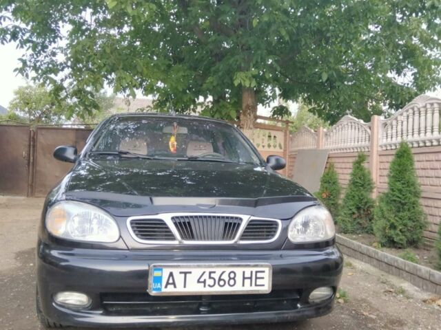 Черный Дэу Ланос, объемом двигателя 1.5 л и пробегом 120 тыс. км за 2750 $, фото 1 на Automoto.ua