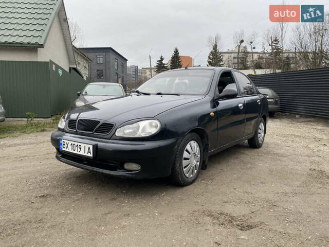 Черный Дэу Ланос, объемом двигателя 1.5 л и пробегом 232 тыс. км за 2299 $, фото 1 на Automoto.ua