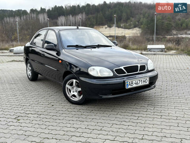 Чорний Деу Ланос, об'ємом двигуна 1.5 л та пробігом 186 тис. км за 2950 $, фото 1 на Automoto.ua