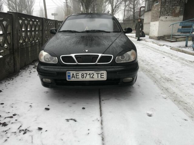 Чорний Деу Ланос, об'ємом двигуна 1.5 л та пробігом 160 тис. км за 3000 $, фото 1 на Automoto.ua