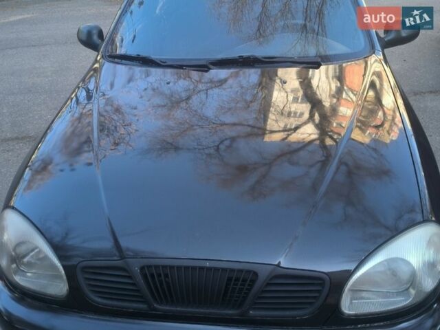 Черный Дэу Ланос, объемом двигателя 1.5 л и пробегом 195 тыс. км за 2300 $, фото 1 на Automoto.ua