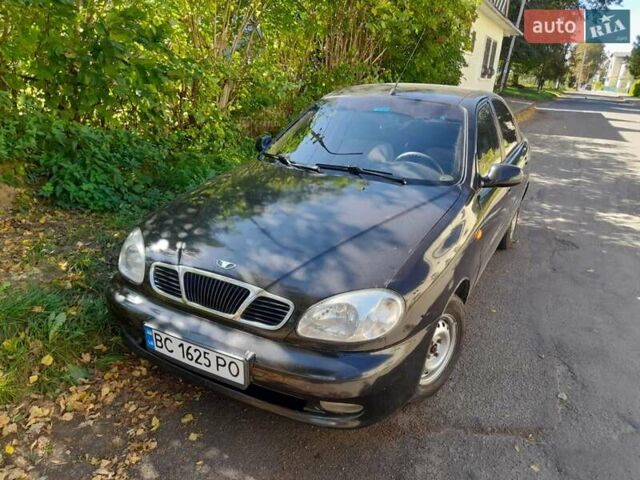 Чорний Деу Ланос, об'ємом двигуна 1.5 л та пробігом 159 тис. км за 2350 $, фото 1 на Automoto.ua
