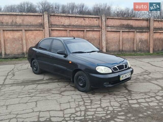 Черный Дэу Ланос, объемом двигателя 1.5 л и пробегом 216 тыс. км за 2699 $, фото 1 на Automoto.ua