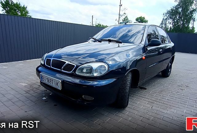 Чорний Деу Ланос, об'ємом двигуна 1.6 л та пробігом 300 тис. км за 2800 $, фото 1 на Automoto.ua