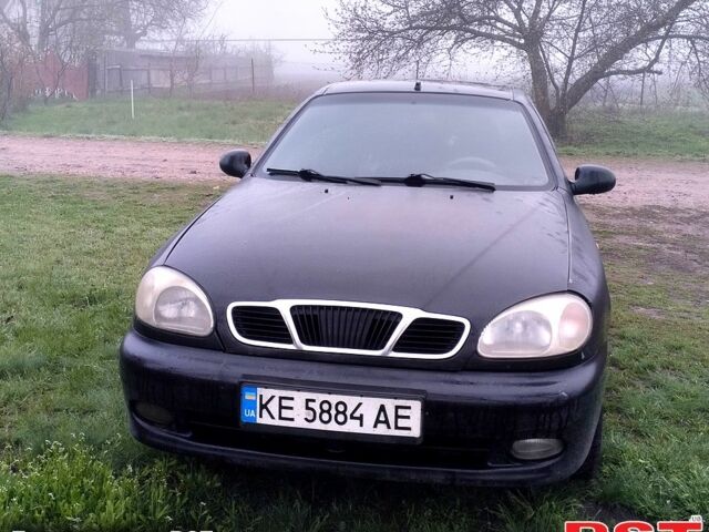 Черный Дэу Ланос, объемом двигателя 1.4 л и пробегом 0 тыс. км за 1800 $, фото 1 на Automoto.ua