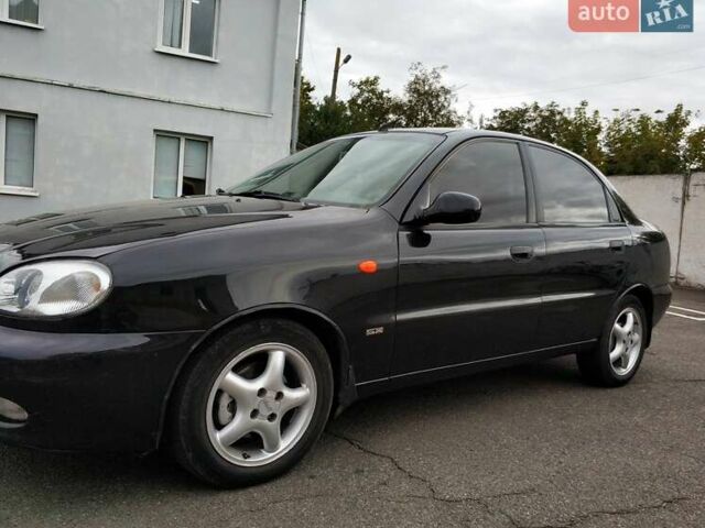 Деу Ланос 2008 у Луцьку на Automoto.ua Чорний Деу Ланос, об'ємом двигуна 1.6 л та пробігом 270 тис. км за 3000 $, фото 1 на Automoto.ua