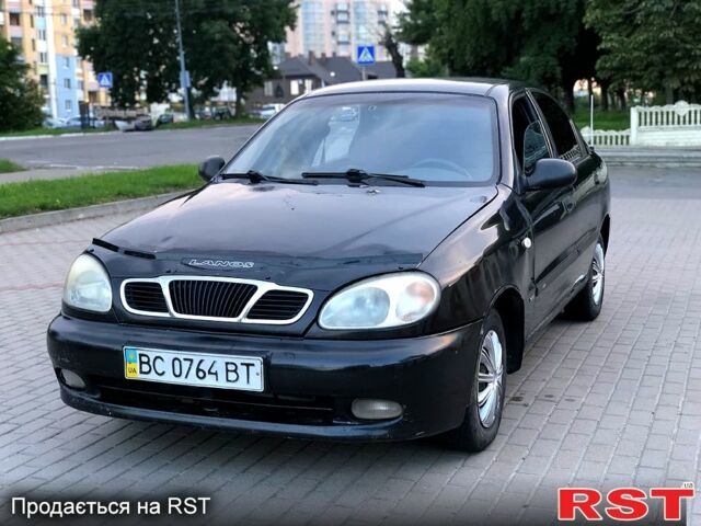 Черный Дэу Ланос, объемом двигателя 1.5 л и пробегом 0 тыс. км за 1500 $, фото 1 на Automoto.ua