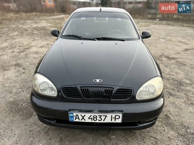 Черный Дэу Ланос, объемом двигателя 1.5 л и пробегом 219 тыс. км за 2300 $, фото 1 на Automoto.ua