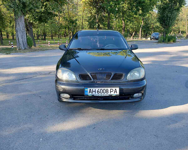 Черный Дэу Ланос, объемом двигателя 1.5 л и пробегом 160 тыс. км за 2500 $, фото 1 на Automoto.ua