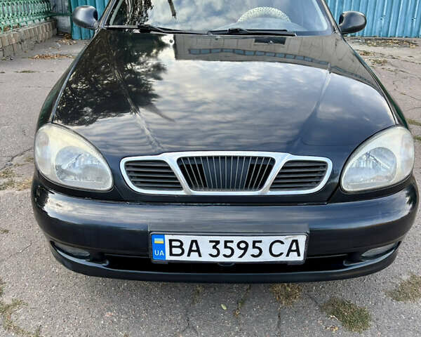 Черный Дэу Ланос, объемом двигателя 1.5 л и пробегом 231 тыс. км за 2195 $, фото 1 на Automoto.ua