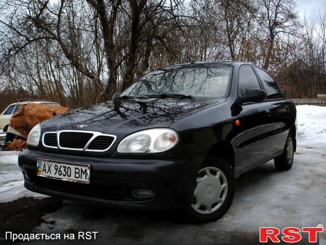 Черный Дэу Ланос, объемом двигателя 1.5 л и пробегом 207 тыс. км за 2550 $, фото 1 на Automoto.ua