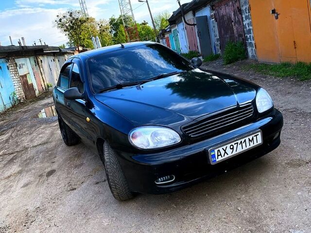 Черный Дэу Ланос, объемом двигателя 1.6 л и пробегом 0 тыс. км за 2150 $, фото 1 на Automoto.ua
