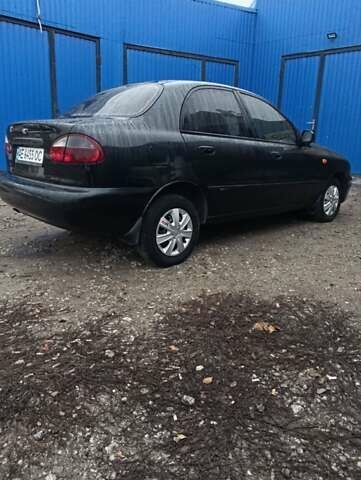 Чорний Деу Ланос, об'ємом двигуна 1.5 л та пробігом 190 тис. км за 2500 $, фото 1 на Automoto.ua