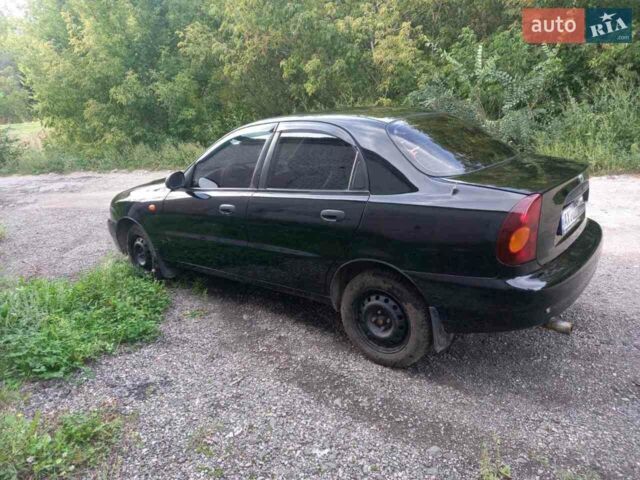 Чорний Деу Ланос, об'ємом двигуна 1.5 л та пробігом 300 тис. км за 2500 $, фото 1 на Automoto.ua