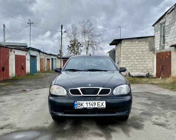 Чорний Деу Ланос, об'ємом двигуна 1.4 л та пробігом 180 тис. км за 1800 $, фото 1 на Automoto.ua
