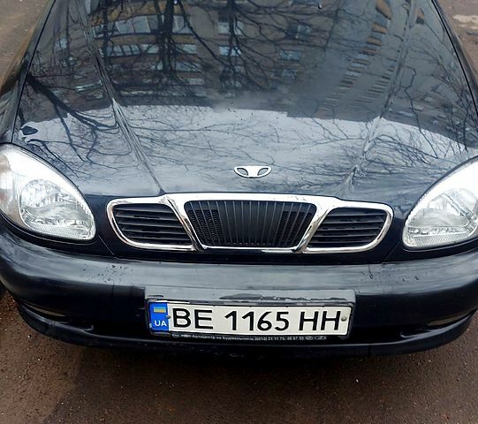 Черный Дэу Ланос, объемом двигателя 1.3 л и пробегом 127 тыс. км за 2999 $, фото 1 на Automoto.ua