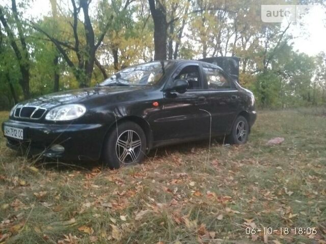 Чорний Деу Ланос, об'ємом двигуна 1.5 л та пробігом 60 тис. км за 3800 $, фото 1 на Automoto.ua