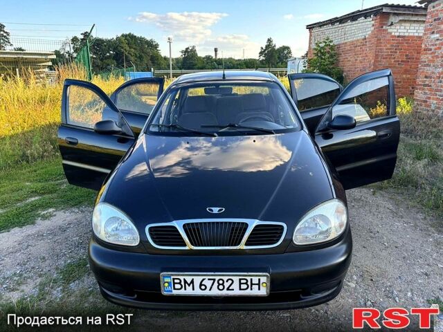 Черный Дэу Ланос, объемом двигателя 1.5 л и пробегом 162 тыс. км за 3100 $, фото 1 на Automoto.ua