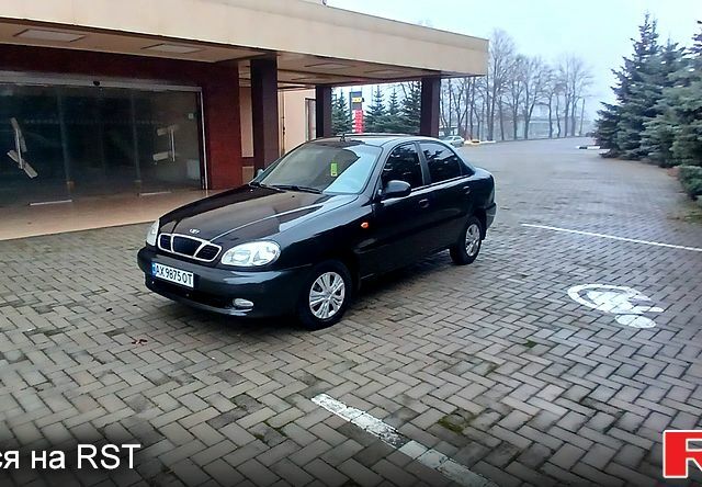 Черный Дэу Ланос, объемом двигателя 1.5 л и пробегом 170 тыс. км за 2500 $, фото 1 на Automoto.ua