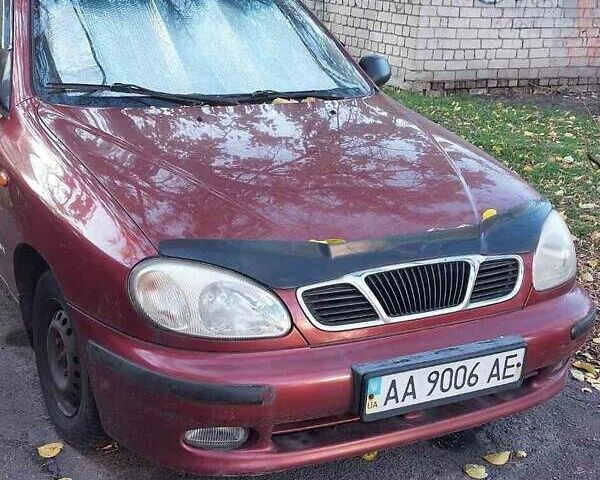 Красный Дэу Ланос, объемом двигателя 1.5 л и пробегом 139 тыс. км за 2400 $, фото 1 на Automoto.ua