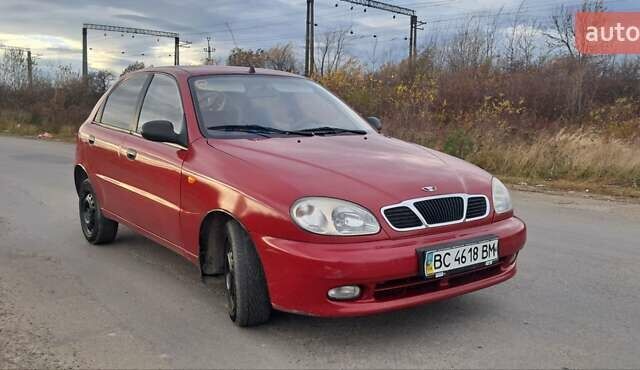 Дэу Ланос 2008 в Стрые на Automoto.ua Красный Дэу Ланос, объемом двигателя 1.5 л и пробегом 175 тыс. км за 1799 $, фото 1 на Automoto.ua