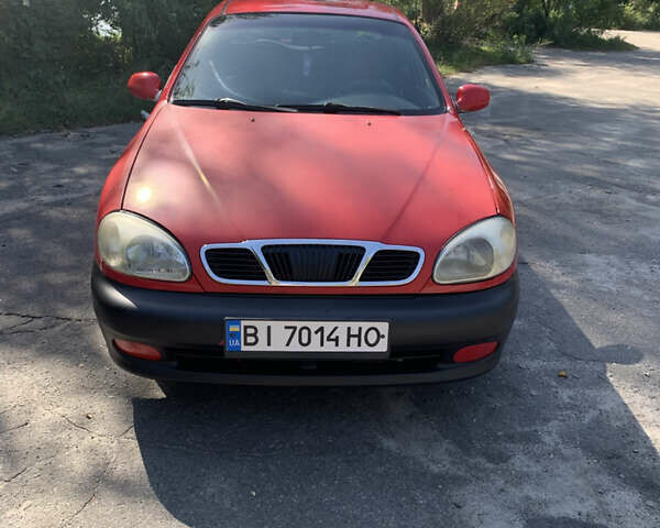 Красный Дэу Ланос, объемом двигателя 1.5 л и пробегом 174 тыс. км за 1500 $, фото 1 на Automoto.ua