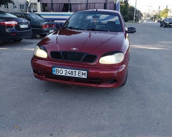 Красный Дэу Ланос, объемом двигателя 1.5 л и пробегом 480 тыс. км за 1700 $, фото 1 на Automoto.ua