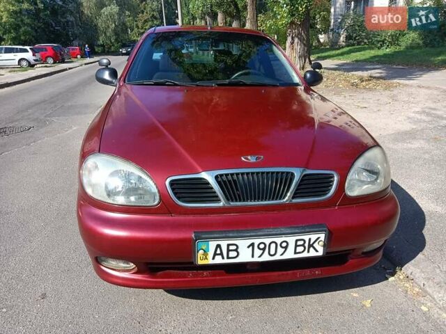 Красный Дэу Ланос, объемом двигателя 1.5 л и пробегом 264 тыс. км за 2800 $, фото 1 на Automoto.ua