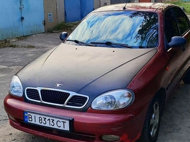 Червоний Деу Ланос, об'ємом двигуна 1.5 л та пробігом 163 тис. км за 1400 $, фото 1 на Automoto.ua