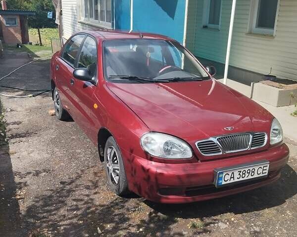 Красный Дэу Ланос, объемом двигателя 1.5 л и пробегом 113 тыс. км за 3500 $, фото 1 на Automoto.ua