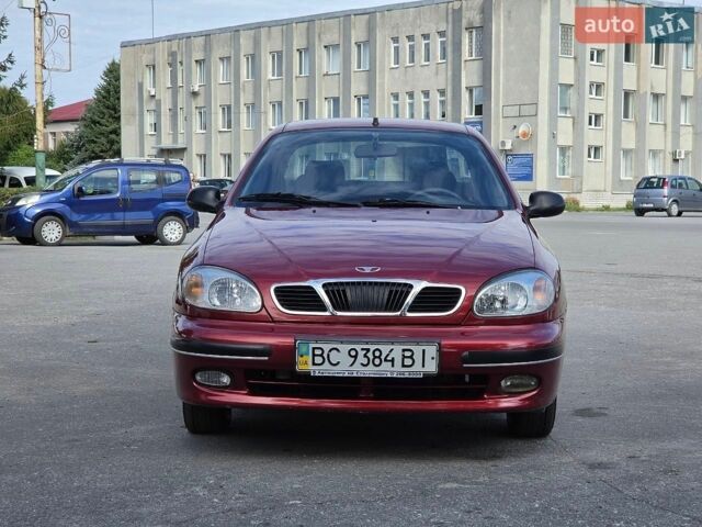 Красный Дэу Ланос, объемом двигателя 1.5 л и пробегом 120 тыс. км за 2550 $, фото 1 на Automoto.ua