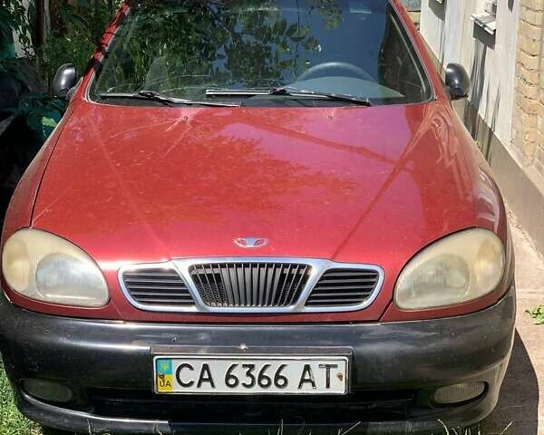 Червоний Деу Ланос, об'ємом двигуна 1.6 л та пробігом 350 тис. км за 1900 $, фото 1 на Automoto.ua